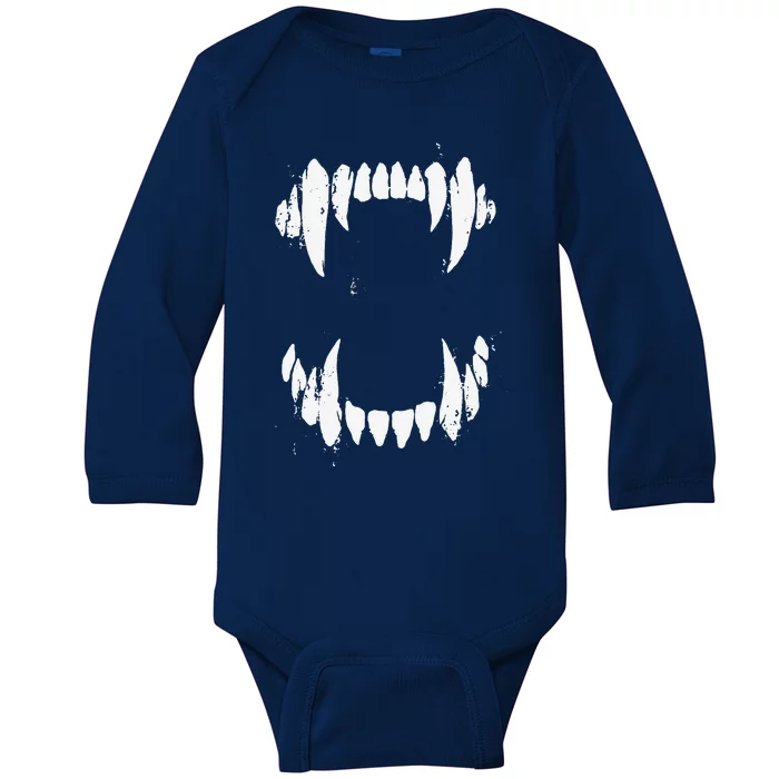 Halloween Horror Wolf Dog Vampire Monsterth Costume Baby Long Sleeve Bodysuit