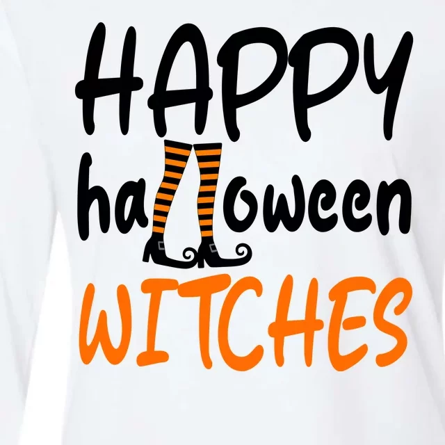 Happy Halloween Witches Cute Womens Cotton Relaxed Long Sleeve T-Shirt