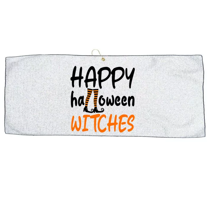 Happy Halloween Witches Cute Large Microfiber Waffle Golf Towel