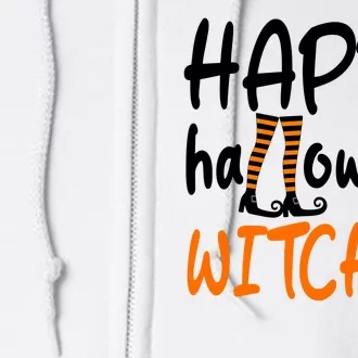 Happy Halloween Witches Cute Full Zip Hoodie