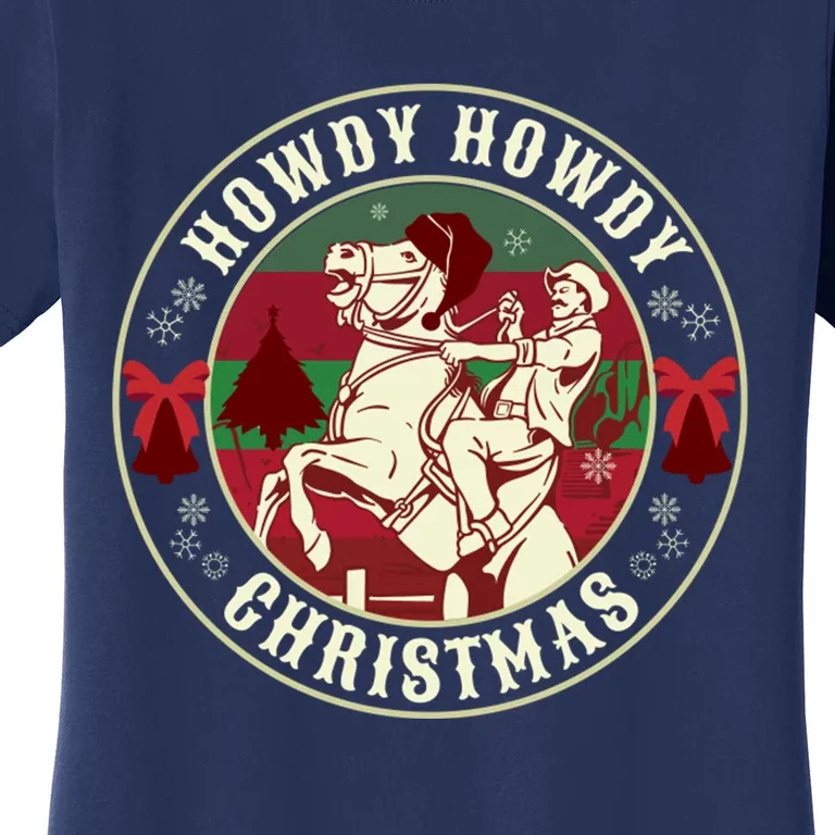 Howdy Howdy Western Christmas Women's T-Shirt