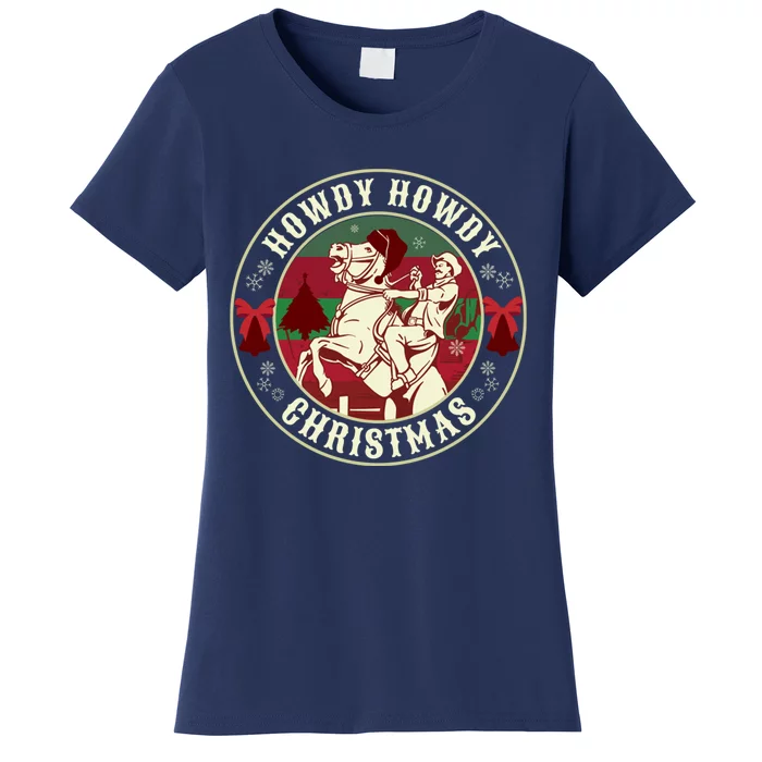 Howdy Howdy Western Christmas Women's T-Shirt