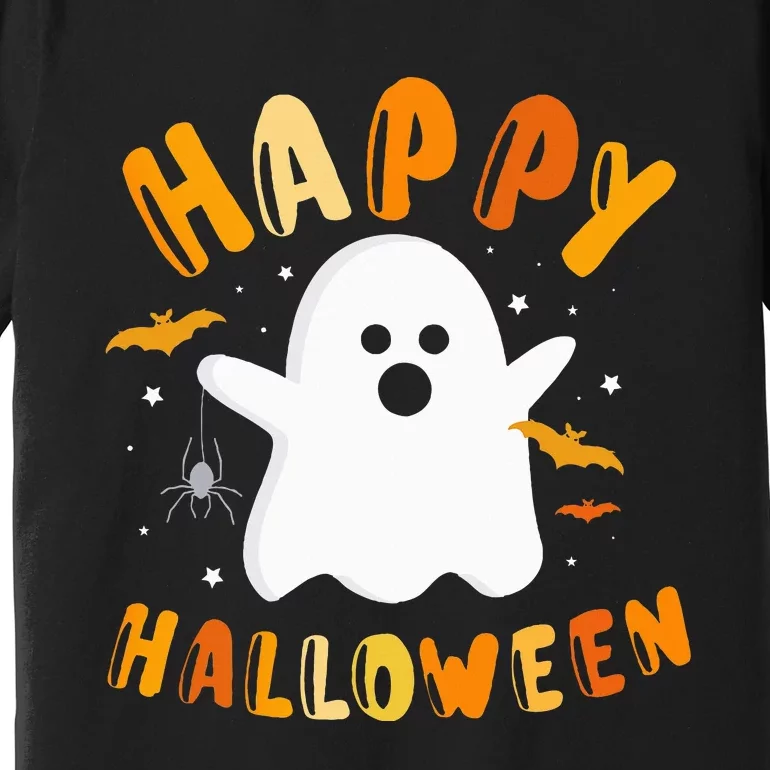 Happy halloween with funny boo ghost Premium T-Shirt