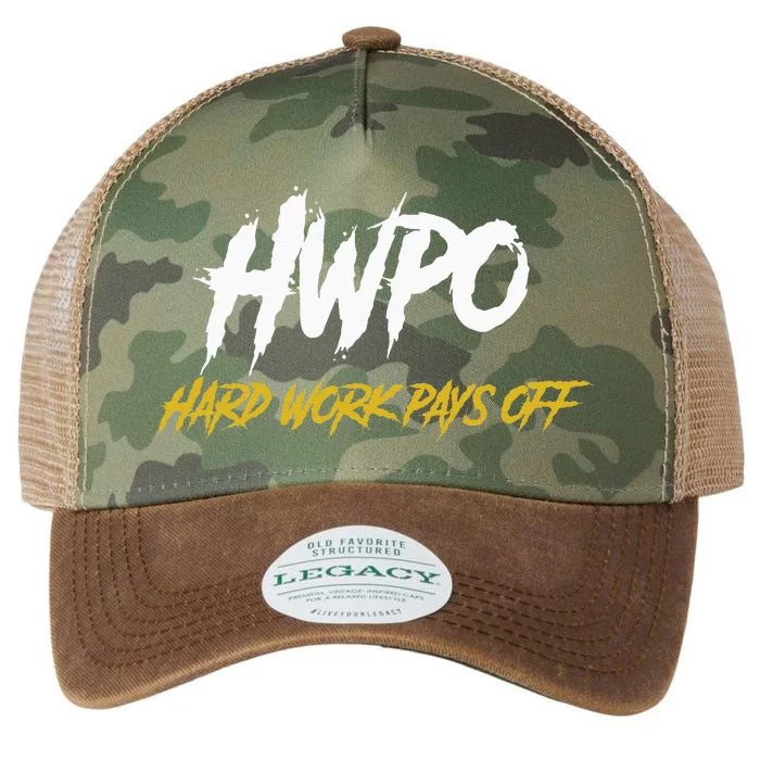 HWPO Hard Work Pays Off Motivate And Hustle Legacy Tie Dye Trucker Hat