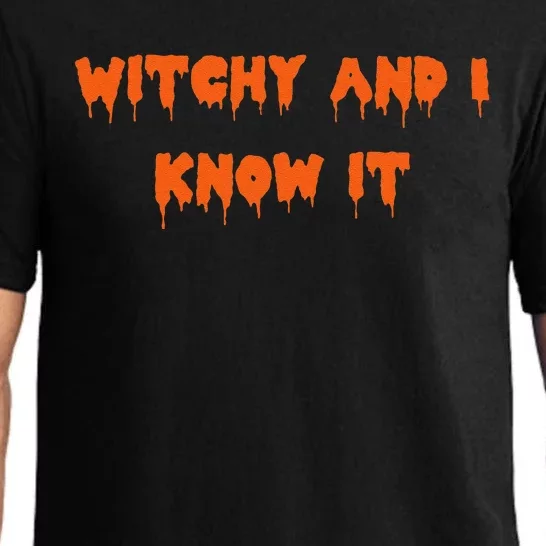 Happy Halloween Witchy And I Know It Spooky Costume Pajama Set