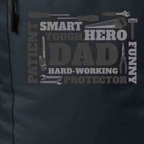 Hero Hard Working Dad Fathers Day Gift Daily Commute Backpack