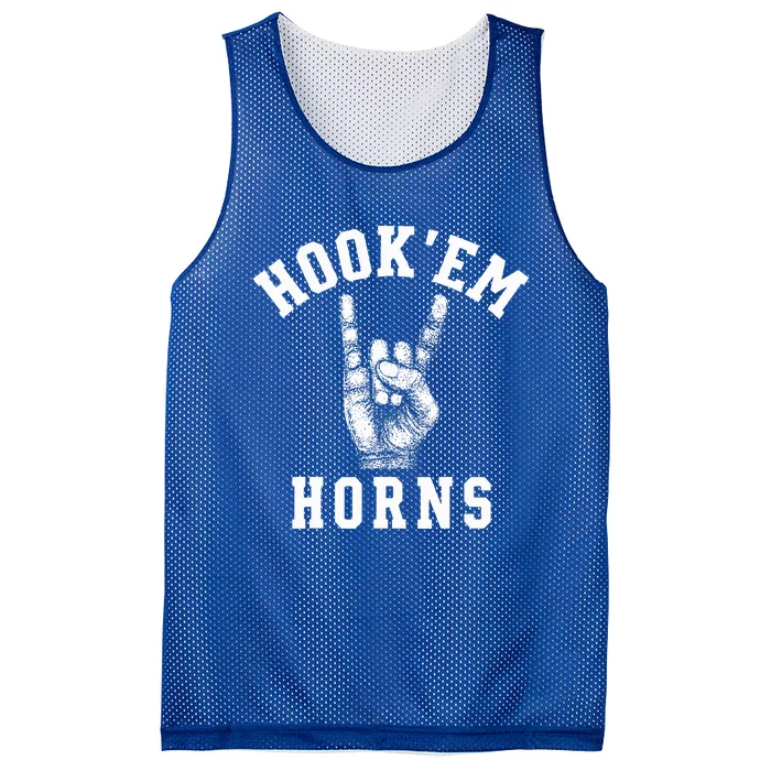 Hookem Horns Women Longhorn Head Mesh Reversible Basketball Jersey Tank