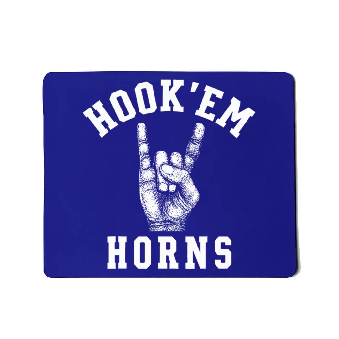 Hookem Horns Women Longhorn Head Mousepad