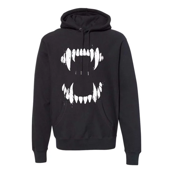 Halloween Horror Wolf Dog Vampire Monster Th Costume Premium Hoodie