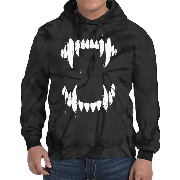 Halloween Horror Wolf Dog Vampire Monster Th Costume Tie Dye Hoodie