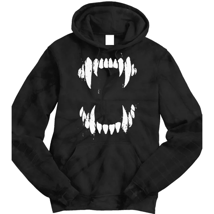 Halloween Horror Wolf Dog Vampire Monster Th Costume Tie Dye Hoodie