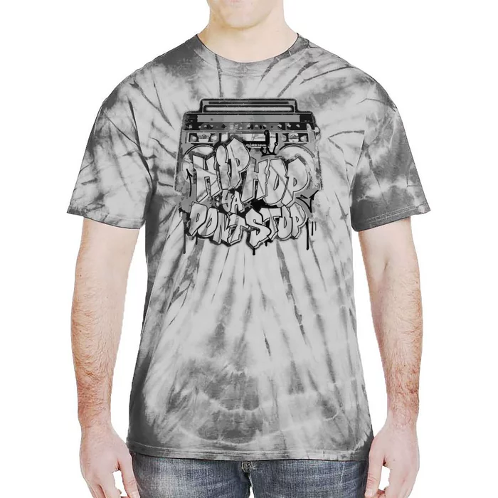 Hip Hop Ya Dont Stop Old School 80s 90s Boombox Tie-Dye T-Shirt