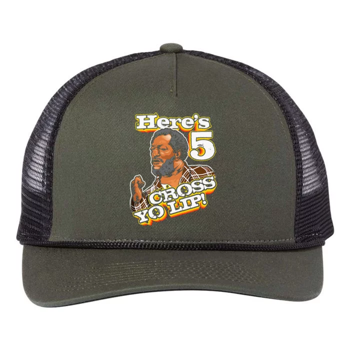 Here Is 5 Cross Yo Lip Son In Sanford City Retro Rope Trucker Hat Cap