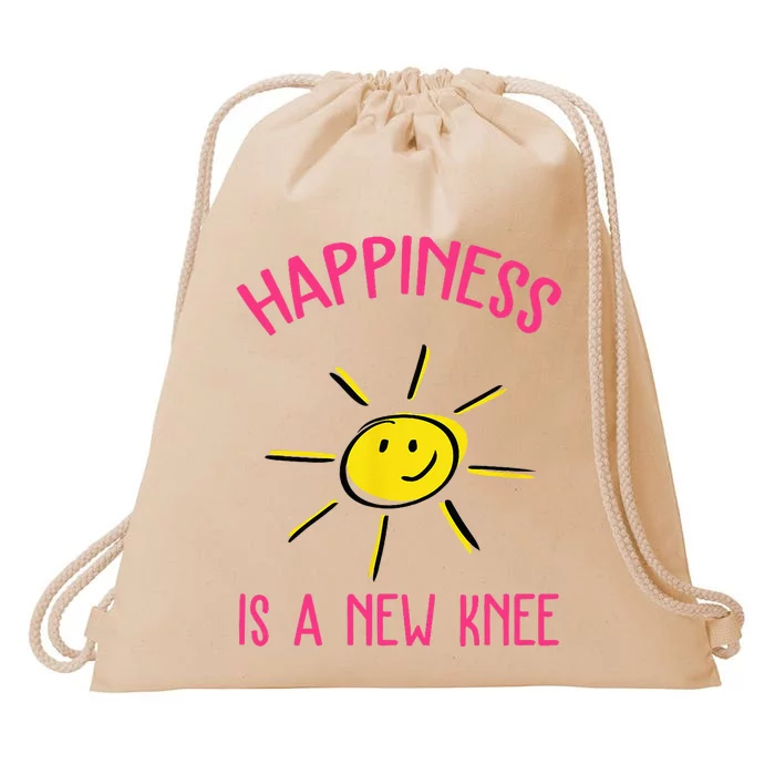 Happiness Is A New Knee Replacement Drawstring Bag