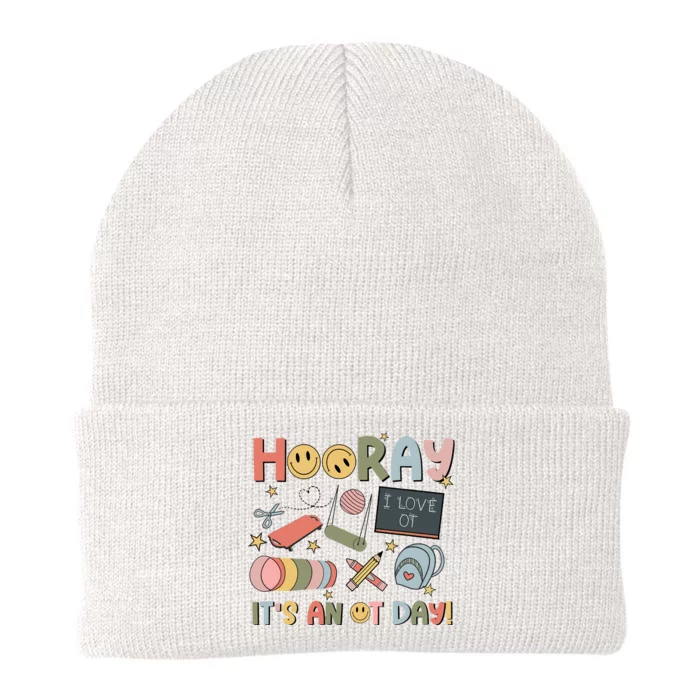 Hooray It’S An Ot Day Occupational Therapy Back To School Knit Cap Winter Beanie