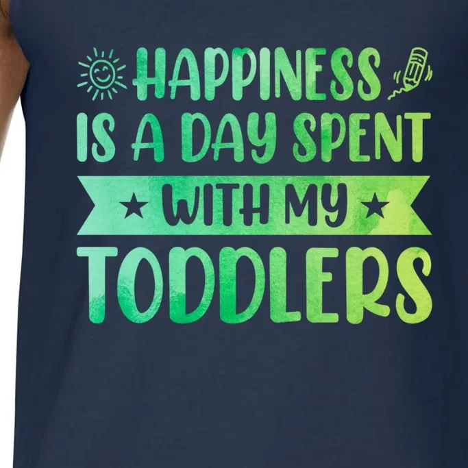 Happiness Is A Day Spent With My Sitter Daycare Gift Comfort Colors® Tank Top