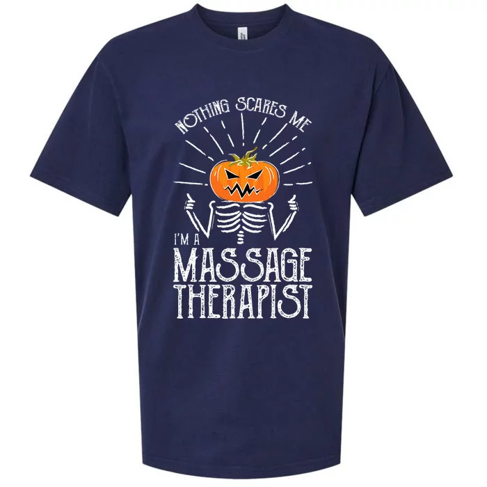 Halloween I'm A Massage Therapist Massage Therapy Sueded Cloud Jersey T-Shirt