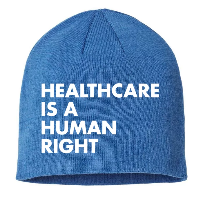 Healthcare Is A Hu Right Gift 8 1/2in Sustainable Knit Beanie