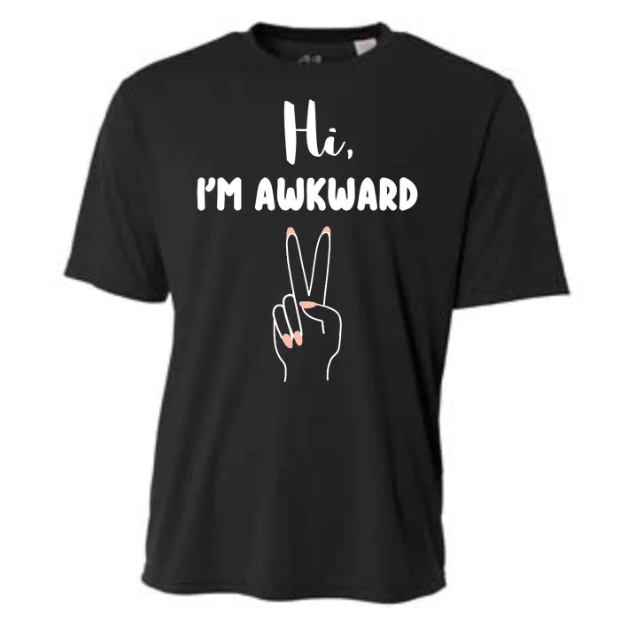 Hi Im Awkward Cooling Performance Crew T-Shirt