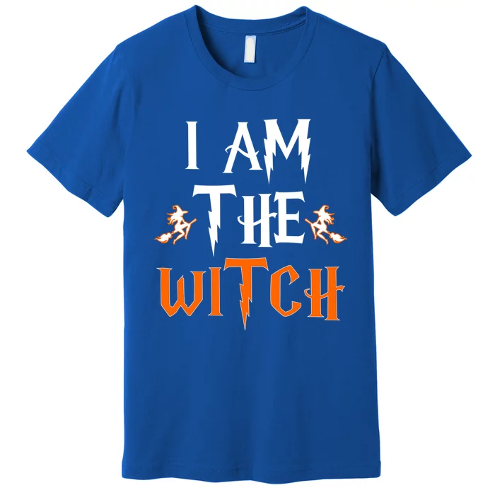 Halloween I Am The Witch Lazy Witch Costume Cute Gift Premium T-Shirt