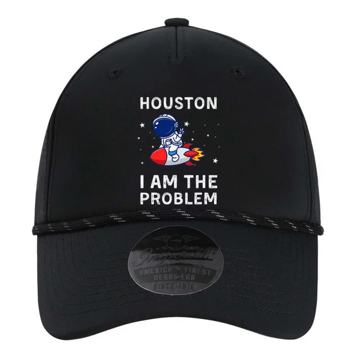 Houston I Am The Problem Funny Astronaut Rocket Space Performance The Dyno Cap