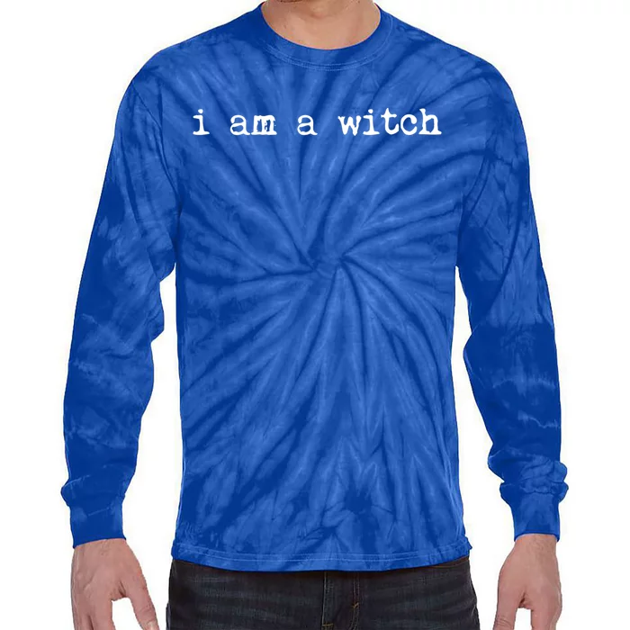 Halloween I Am A Witch Great Gift Tie-Dye Long Sleeve Shirt