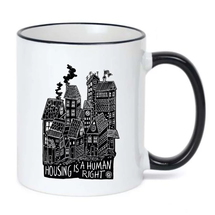 Housing Is A Human Right Poverty Cancel Rent Stop Evictions Black Color Changing Mug