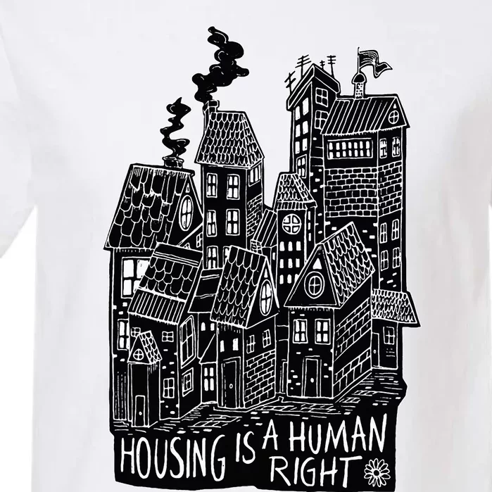 Housing Is A Human Right Poverty Cancel Rent Stop Evictions Garment-Dyed Heavyweight T-Shirt