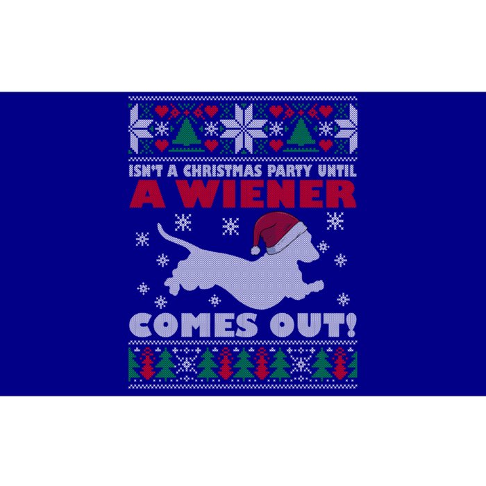 Humor Isn’T A Christmas Party Until A Wiener Comes Out Cool Gift Bumper Sticker