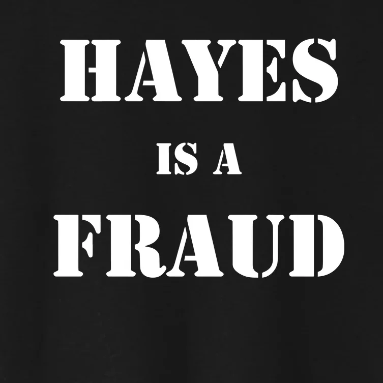 Hayes Is A Fraud Women's Crop Top Tee