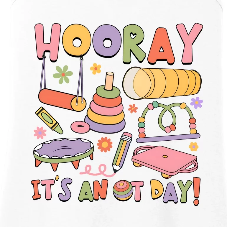 Hooray Its An OT Day Occupational Therapy Ladies Essential Tank