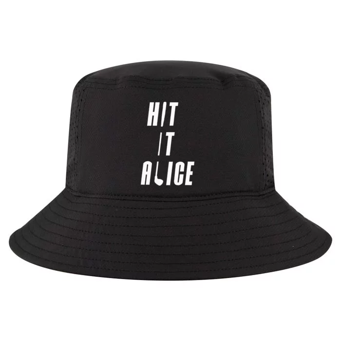 Hit It Alice Golf I Love Golfing Club Cool Comfort Performance Bucket Hat