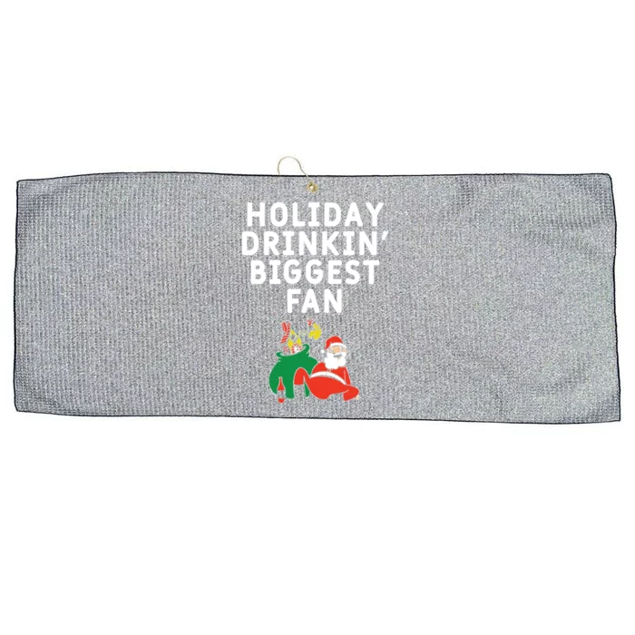 Holiday In' Biggest Fan Funny Xmas Ing Party Fan Funny Gift Large Microfiber Waffle Golf Towel