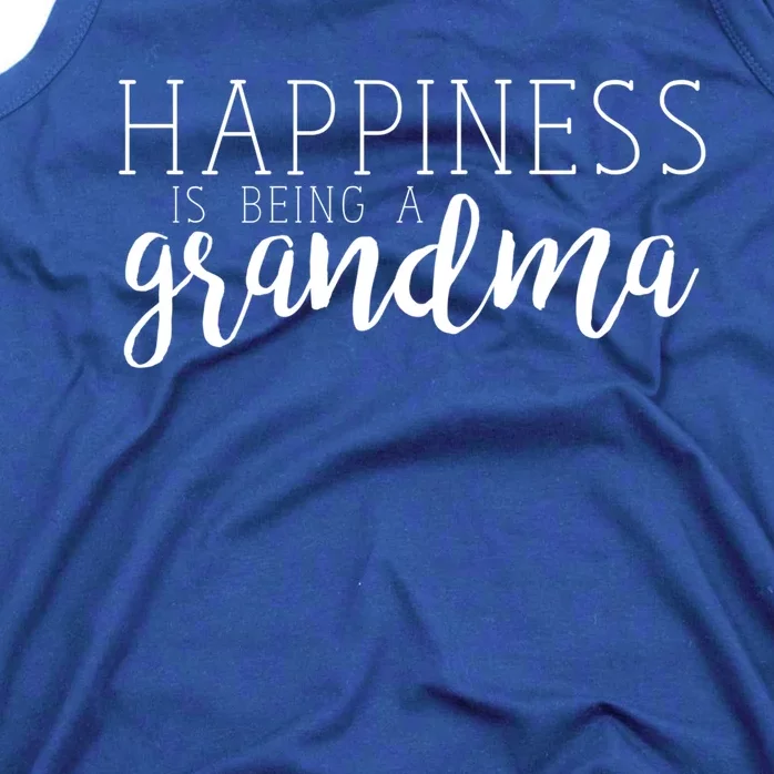 Happiness Is Being A Grandma Nana Family Gift Tank Top