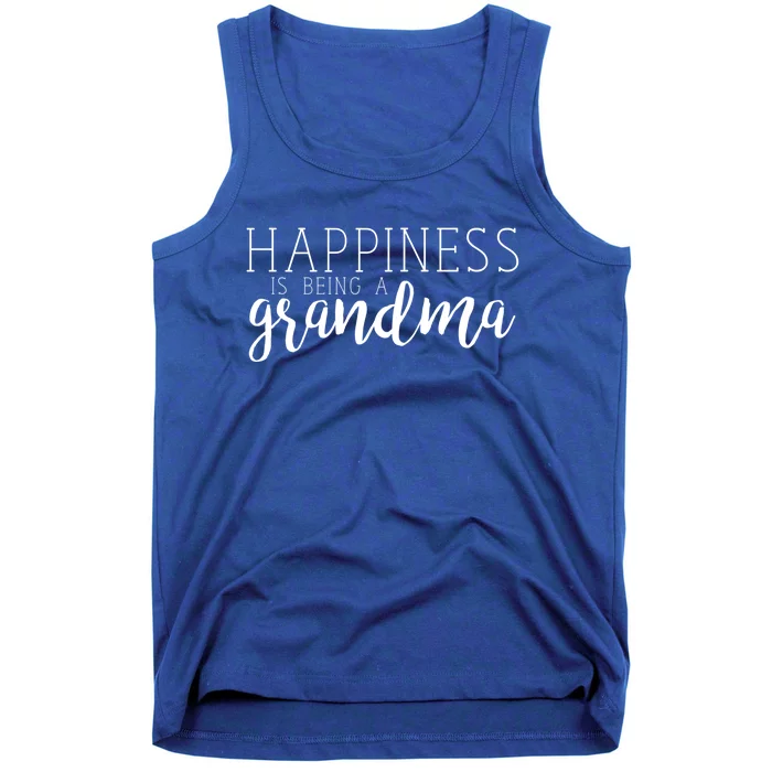 Happiness Is Being A Grandma Nana Family Gift Tank Top