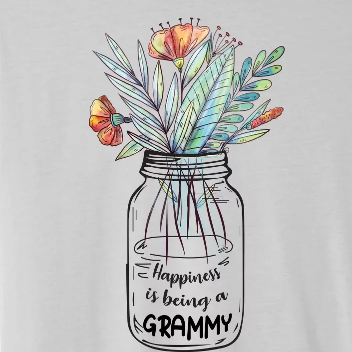 Happiness Is Being A Grammy Floral ChromaSoft Performance T-Shirt