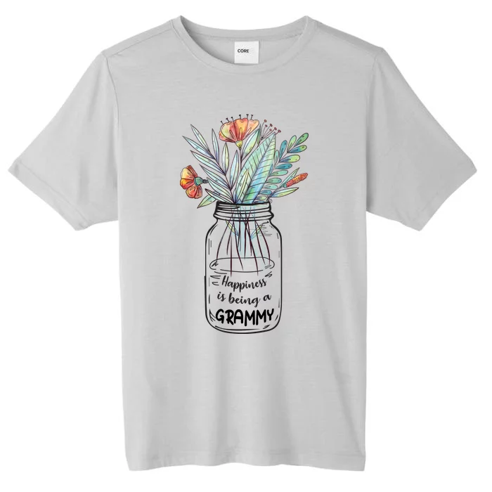 Happiness Is Being A Grammy Floral ChromaSoft Performance T-Shirt