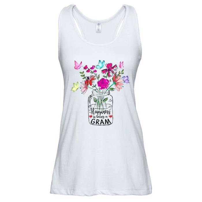 Happiness Is Being Gram Life Flower Art Gram MotherS Day Ladies Essential Flowy Tank