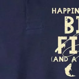 Happiness Is Big Fish Witness Fishing Funny Softstyle Adult Sport Polo