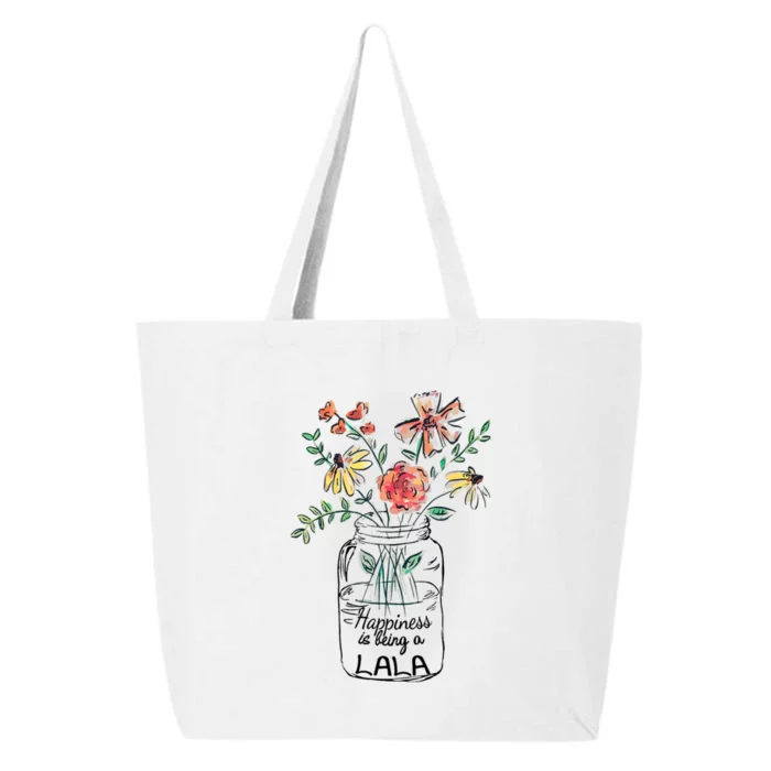 Happiness Is Being Lala Life Flower Artgrandma 25L Jumbo Tote