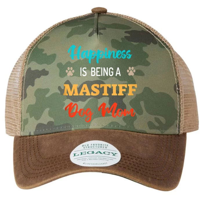 Happiness Is Being A Mastiff Dog Mom Legacy Tie Dye Trucker Hat