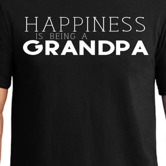 Happiness Is Being A Grandpa Papa Family Gift Pajama Set