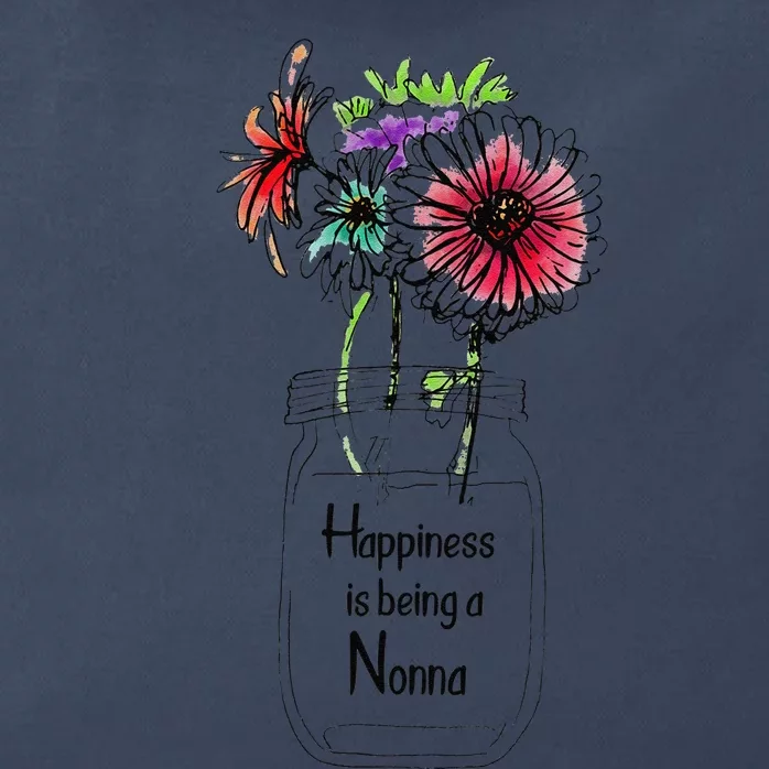 Happiness Is Being A Nonna Sunflower Mother's Day Zip Tote Bag