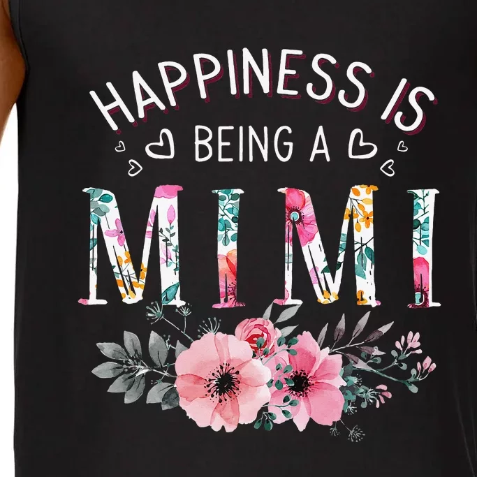 Happiness is being a Mimi Funny Mimi Mother's Day Comfort Colors® Tank Top