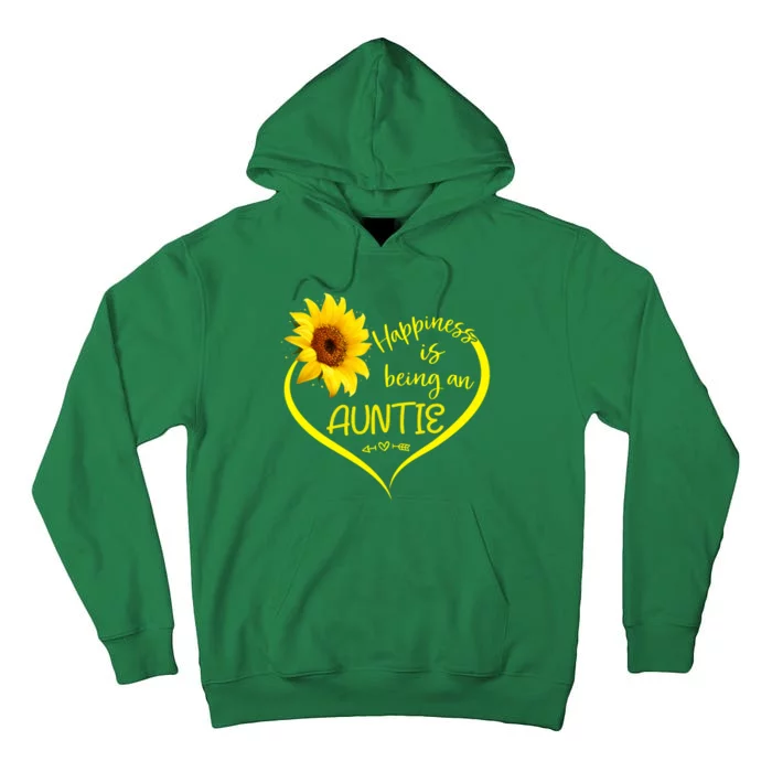 Happiness Is Being An Auntie Floral Mother's Day Gift Tall Hoodie