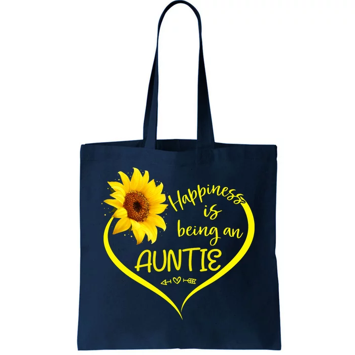 Happiness Is Being An Auntie Floral Mother's Day Gift Tote Bag