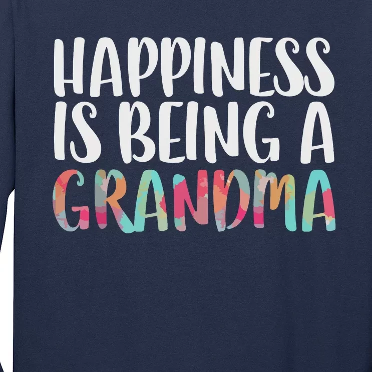 Happiness Is Being A Grandma Mothers Day Long Sleeve Shirt