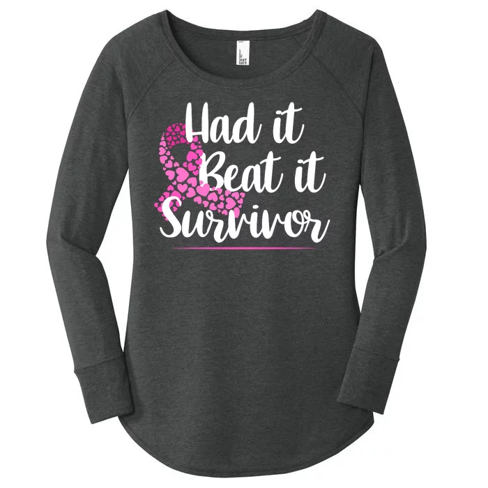 Had It Beat It Survivor Breast Cancer Women's Perfect Tri Tunic Long Sleeve Shirt