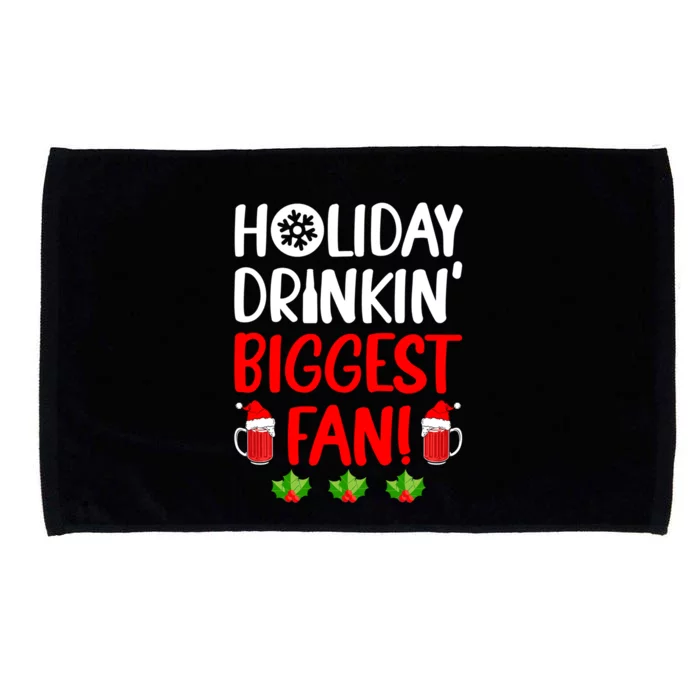 Holiday In' Biggest Fan Funny Xmas Ing Party Fan Cool Gift Microfiber Hand Towel