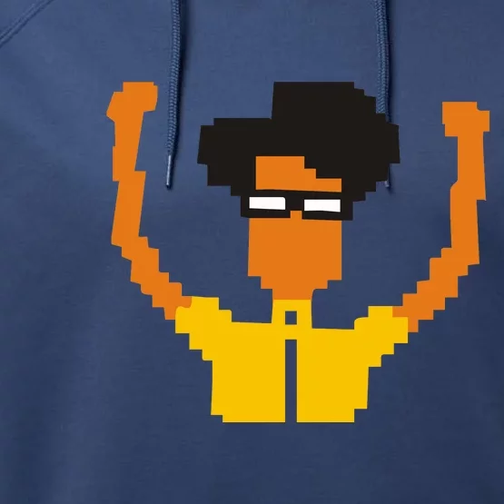 He IT Crowd Maurice Moss Performance Fleece Hoodie